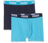 Puma Jungen Basic Boxer 2p Unterhose, (Bright Blue 789), 9-10 Jahre (Herstellergröße: 140) (2er Pack)