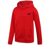 PUMA Jungen Basic Fleece Pullover Hooded Performance Sweatshirt (Größen 36-48), Rot/Ausflug, einfarbig (Getaway Solids), 14-16