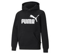 PUMA Jungen Big Logo hættetrøje Fl B Pullover, Puma Black, 128 EU