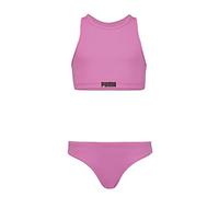 PUMA Kinder Badeanzug SWIM GIRLS RACERBACK BIKINI SE opera mauve 164 (8720245471565)