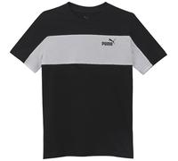 PUMA Jungen Block Small Logo Tee B Hemd, Puma Schwarz, 122 EU