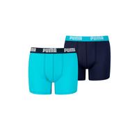 PUMA Jungen-Basic-Boxershorts 2er-Pack Für Kinder | Mit Aucun | Blau | Größe: 9/10