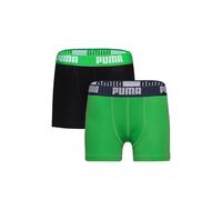 Puma Jungen Boys Everyday Basic 2p Boxer, Green/Black - New, 140 EU
