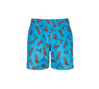 PUMA Jungen Club House Shorts, Blue/Orange, 140 EU