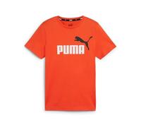 Puma Ess+ 2 Col Logo Jungen T-Shirt, rot 116