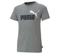 PUMA Jungen ESS+ 2 Col Logo Tee B T-Stück, Medium Gray Heather, 104 EU