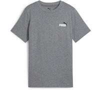 Puma Kinder T-Shirt ESS 2 COLOR Small No.1 Logo Tee B 685779-03 128 Medium Gray Heather