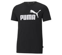 PUMA Jungen Ess logo t-shirt B T shirt, Puma Black, 128 EU
