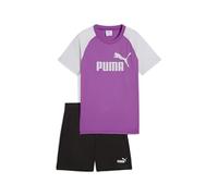 PUMA Jungen ESS No.1 Logo Poly Tee and Shorts Set B Gestrickte Anzüge, Wild Berry, 152