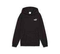 Kapuzensweatshirt PUMA "ESS SMALL NO. 1 LOGO RELAXED HOODIE FL B", Kinder, Gr. 140, schwarz (puma schwarz), Fleece, Obermaterial: 66% Baumwolle, 34% Polyester, unifarben, sportlich, relaxed fit normal
