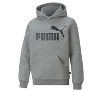 PUMA Jungen Essentials Big Logo Hoodie 140 Medium Gray Heather ┃Langarm-Hoodie in Regular Fit Jungen