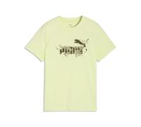 PUMA Jungen Essentials Camo T-Shirt 140, Apple Spritz Green
