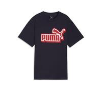 PUMA Essentials Logo Lab Relaxed Graphic T-Shirt Teenager, Kleidung, Blau, 11-12Y Blue