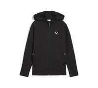 PUMA Jungen EVOSTRIPE Full-Zip Hoodie DK B Sweatjacken, PUMA Black, 152