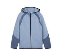 PUMA Jungen Evostripe Full-Zip Hoodie Dk B Sweatshirt, Cool Blue, 152 EU