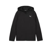 PUMA Jungen Evostripe Full-Zip Hoodie Dk B Sweatshirt, Puma Schwarz, 176 EU
