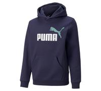 Puma Jungen Hoody ESS+ 2 Col Big Logo Hoodie FL B 586987-96 140 Peacoat/Mineral Blue