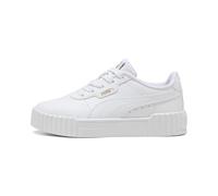 PUMA Jungen Mädchen Carina 3.0 PS Sneaker, White Gold, 28 EU