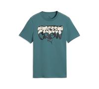 PUMA T-Shirt Mid 90s Graphic Jungen Emerald Ice Grün Größe 176 (15-16Y)