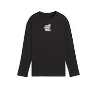 PUMA Jungen MID 90s Relaxed Langarmshirt 140, Black