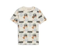 PUMA Jungen Mid90s AOP Tee B Hemd, Alpine Snow, 164 EU