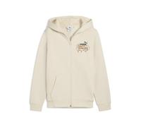 PUMA Jungen Mid90s Full-Zip FL B Sweatshirt, Alpine Snow, 140 EU