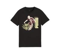 Puma Jungen Mid90s Graphic Tee I B Hemd, Puma Schwarz, 140 EU