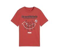 PUMA Jungen MID90S Graphic Tee I B T-Shirts, Red Fire, 128