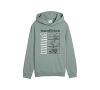 PUMA Jungen MID90S Hoodie FL B Kapuzenpullis, Green Moon,