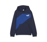 PUMA Jungen Power Colourblock Hoodie 164Club Navy Blue