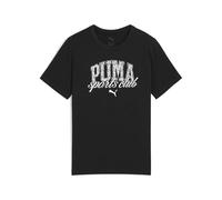 PUMA Jungen PUMA Class Graphic Tee B T-Shirts, PUMA Black, 128