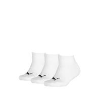 PUMA Jungen Sneaker Socken, Weiß, 39/42 EU