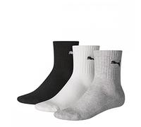 Puma Jungen , Sport 3P , Gr. 35-38 (Herstellergröße: 35-38), Grey/White/Black