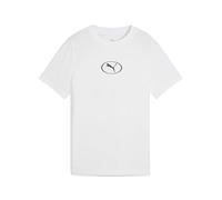 PUMA Jungen Sport Rib Collar Tee B Hemd, Puma Weiß, 152 EU