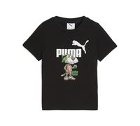 PUMA Jungen Super Graphic Tee Ps Hemd, Puma Schwarz, 128 EU