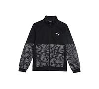 Puma Active Sport Poly Full-Zip Jungen Sweatshirt, schwarz 128