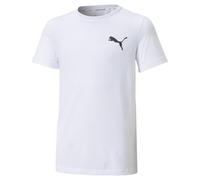 Puma Jungen T-Shirt ACTIVE Small Logo Tee B 586980-02 128 Puma White