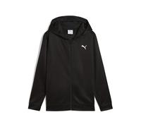 Puma Jungen Tad Full Zip Jacket B Sweatjacken, Puma Black, 164 EU