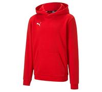 PUMA Jungen Teamgoal 23 Casuals Hoody Jr Pullover, Puma Red, 140 EU