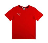PUMA Jungen teamGOAL 23 Casuals Tee Jr T-shirt, Red, 140
