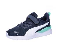 PUMA Jungen Unisex Kinder Anzarun Lite AC Inf Sneaker, Club Navy White-Mint, 22 EU