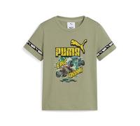 PUMA Jungen x HOT Wheels™ Monster Trucks T-Shirt 116, Lux Army Green