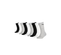 PUMA JUNIOR CREW Kinder Tennis Socken für Mädchen und Jungen 9er Pack, Farbe:Black/White/Grey, Socken & Strümpfe:31-34