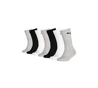 PUMA JUNIOR Quarter Socken Tennissocken Sportsocken Gr. 27-38 für Mädchen und Jungen 7 Paar, Farbe:882 - grey/white/black, Socken & Strümpfe:35-38