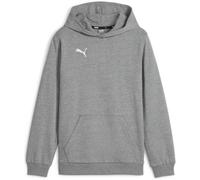 PUMA Jungen Teamgoal Casuals Hoody Jr Pullover, Medium Gray Heather-puma White, 140 EU