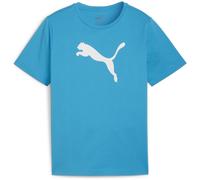 Puma Junior TeamRise Logo T-Shirt hellblau 176