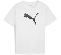 Puma Junior TeamRise Logo T-Shirt weiss 140