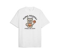 PUMA Junior Varsity Relaxed T-Shirt Herren, Accessoires, Weiß, L