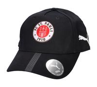 FC St. Pauli PUMA Cap mit Logo Größenverstellbar in schwarz Einheitsgröße