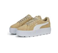 PUMA Women's Fashion Shoes KARMEN Trainers & Sneakers, GRANOLA-PUMA WHITE-PUMA SILVER, 41